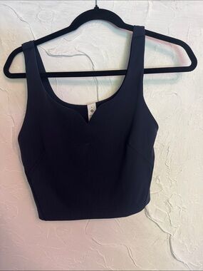 Navy blue workout top